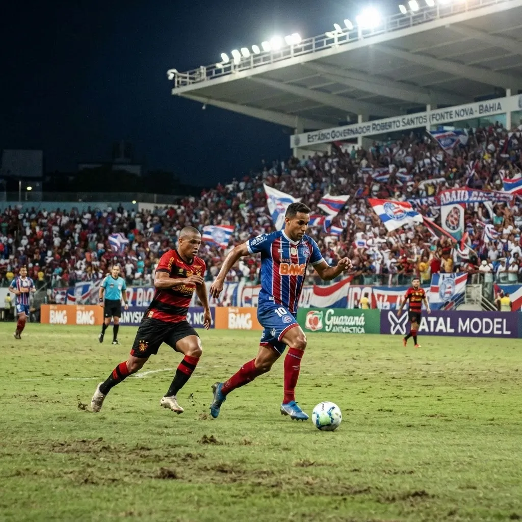 Jogadores em treino no gramado de centro esportivo